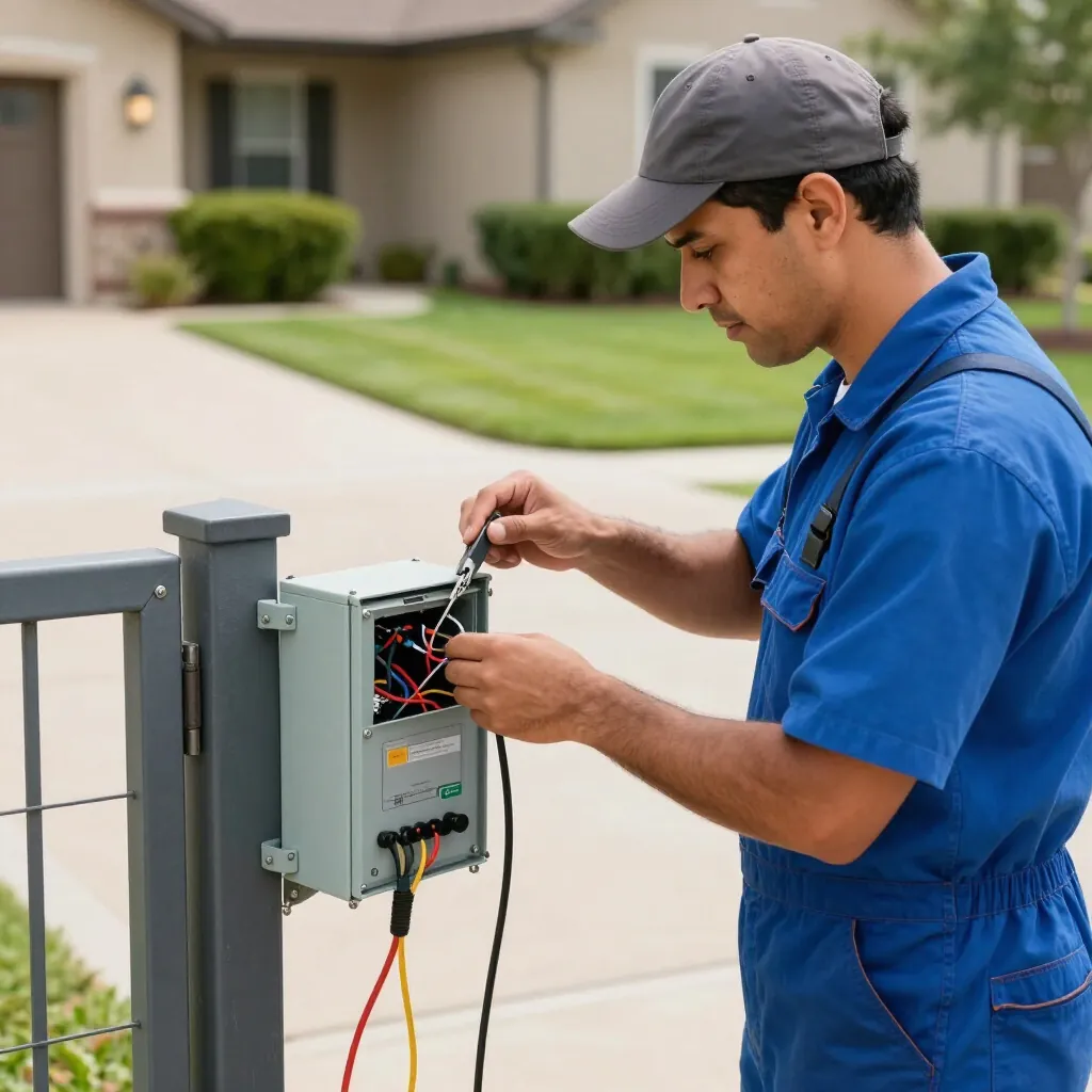 Automatic gate repair technician in New Braunfels TX